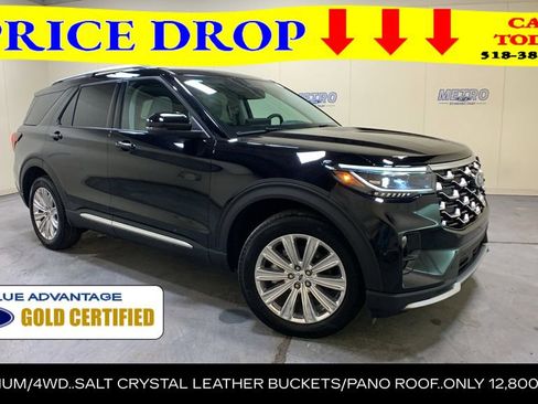 Certified 2025 Ford Explorer Platinum w/ LUX Leather Package AWD/4WD image 1