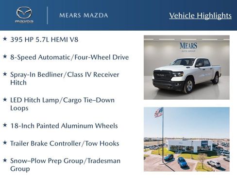 Used 2023 RAM 1500 Tradesman w/ Tradesman Group AWD/4WD image 2