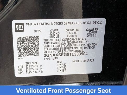 Used 2026 Chevrolet Equinox ACTIV w/ Convenience Package III AWD/4WD image 32