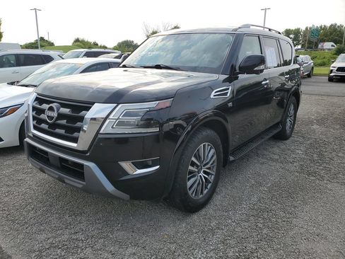 Certified 2021 Nissan Armada SL w/ Captain's Chairs Package RWD image 5