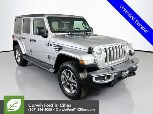Used 2020 Jeep Wrangler Unlimited Sahara AWD/4WD image 1