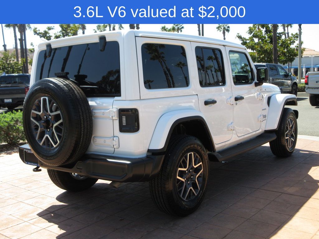 Used 2024 Jeep Wrangler Unlimited Sahara w/ Technology Group AWD/4WD image 4