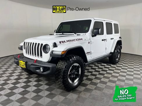 Used 2022 Jeep Wrangler Unlimited Rubicon w/ Steel Bumper Group image 1