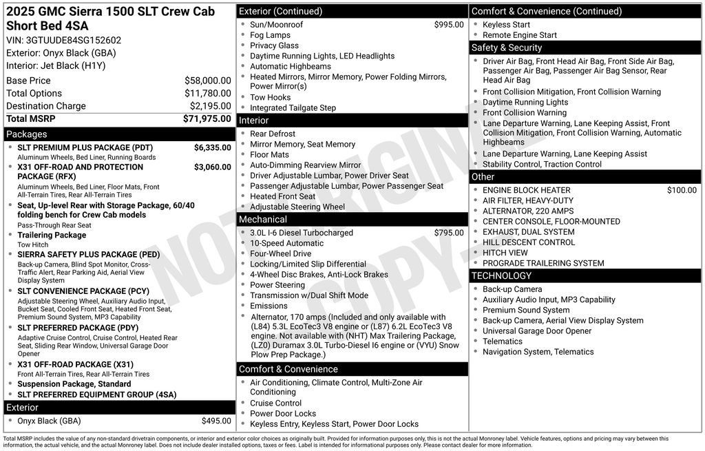 Certified 2025 GMC Sierra 1500 SLT w/ SLT Premium Plus Package AWD/4WD image 21
