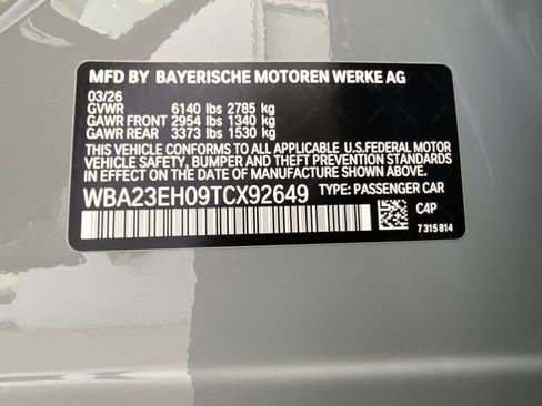 New 2026 BMW 740i w/ Executive Package RWD image 34