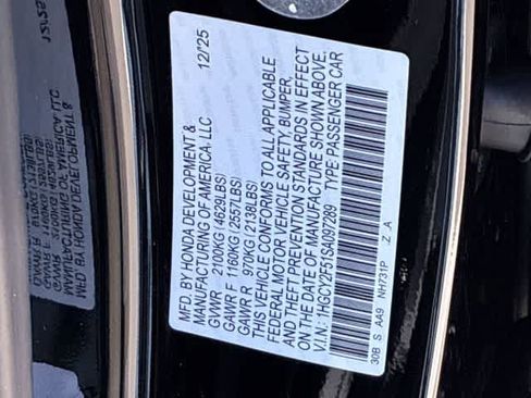 Certified 2025 Honda Accord Sport image 39