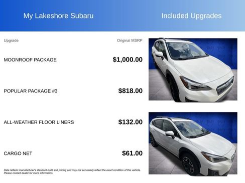 Used 2019 Subaru Crosstrek 2.0i Limited w/ Moonroof Package AWD/4WD image 8