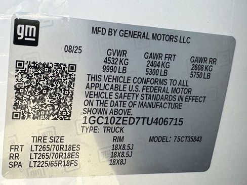 New 2026 Chevrolet Silverado EV LT w/ Plus Package image 27