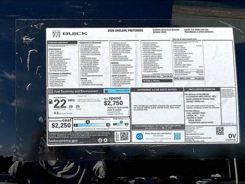 New 2026 Buick Enclave Preferred w/ Power Package image 15