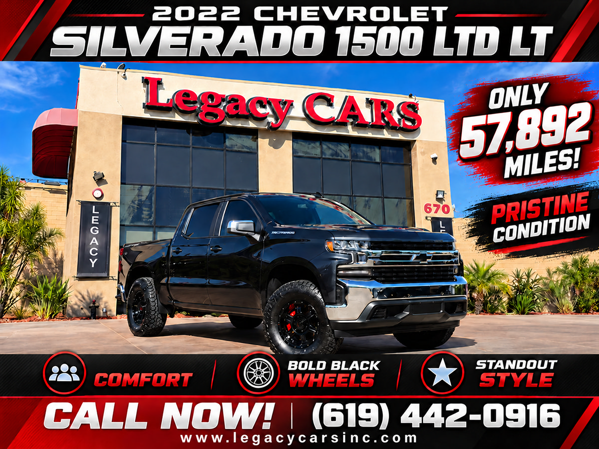 Used 2022 Chevrolet Silverado 1500 LT RWD image 2