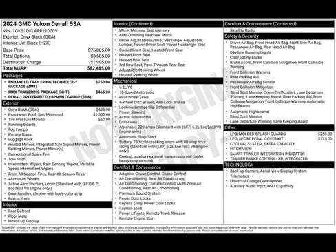 Used 2024 GMC Yukon Denali RWD image 8