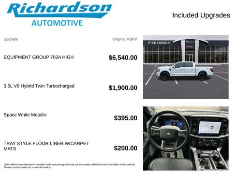 Used 2025 Ford F150 Platinum w/ Equipment Group 702A High AWD/4WD image 6