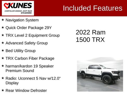 Used 2022 RAM 1500 TRX w/ TRX Level 2 Equipment Group AWD/4WD image 3