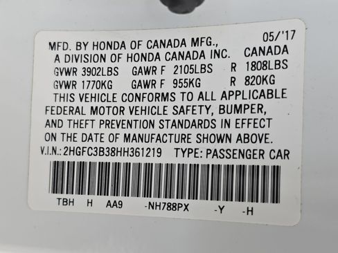 Used 2017 Honda Civic EX-T image 35