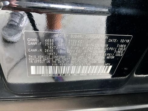Used 2019 Subaru Outback 2.5i Limited w/ Popular Package #2 AWD/4WD image 33