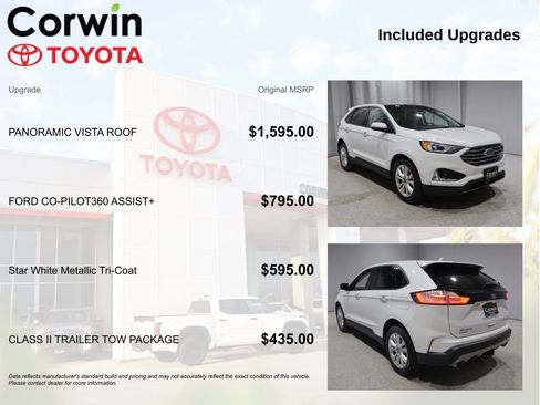 Used 2020 Ford Edge Titanium w/ Class II Trailer Tow Package AWD/4WD image 4