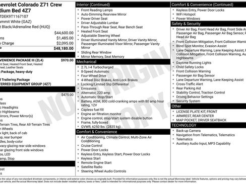 New 2026 Chevrolet Colorado Z71 w/ Z71 Convenience Package 2 AWD/4WD image 32