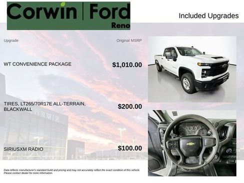 Used 2024 Chevrolet Silverado 2500 W/T w/ WT Convenience Package AWD/4WD image 3
