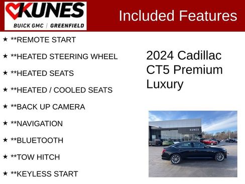 Used 2024 Cadillac CT5 Premium Luxury w/ Climate Package image 2