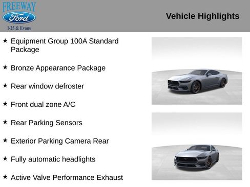 New 2026 Ford Mustang Coupe w/ Bronze Appearance Package image 2