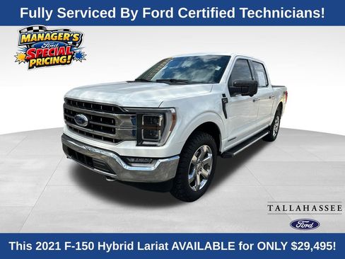 Used 2021 Ford F150 Lariat w/ Equipment Group 502A High image 1