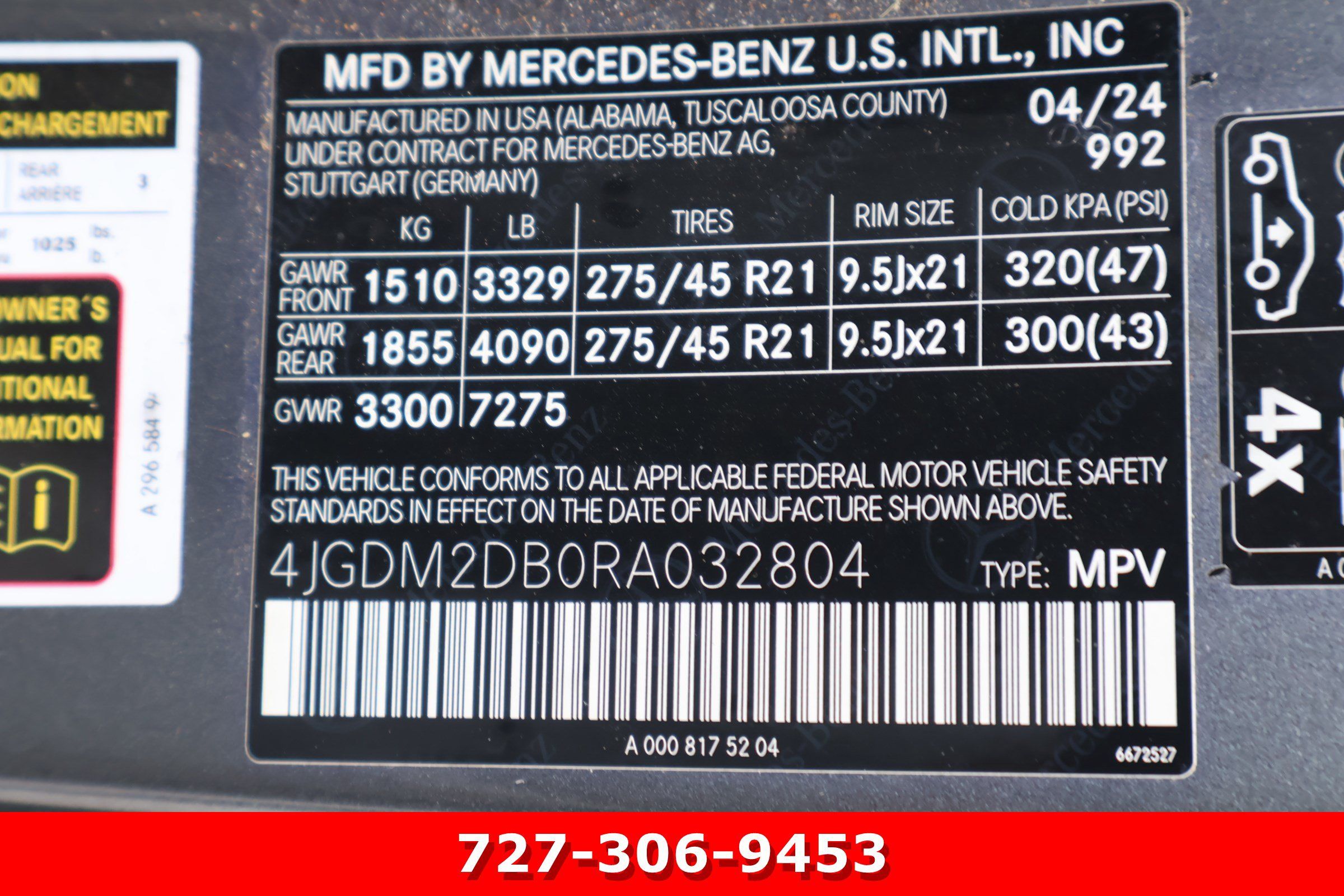 Certified 2024 Mercedes-Benz EQS 450+ SUV image 24