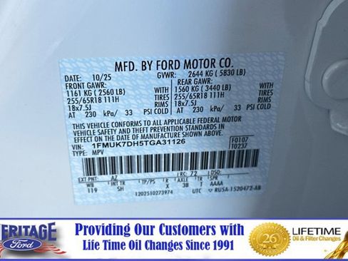 New 2026 Ford Explorer Active image 29