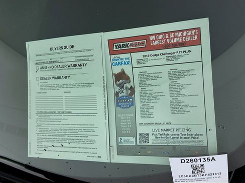 Certified 2019 Dodge Challenger R/T w/ Plus Package image 14