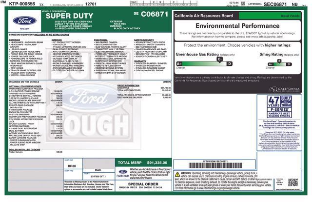 Used 2025 Ford F350 Lariat w/ Lariat Ultimate Package AWD/4WD image 2