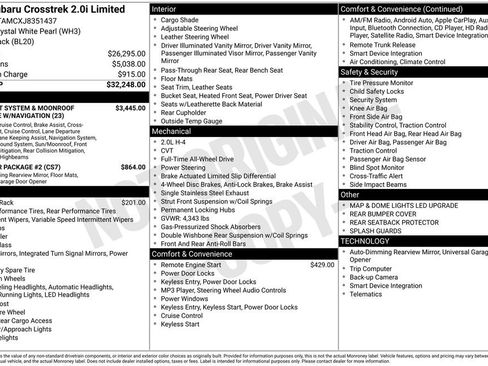 Used 2018 Subaru Crosstrek 2.0i Limited image 6