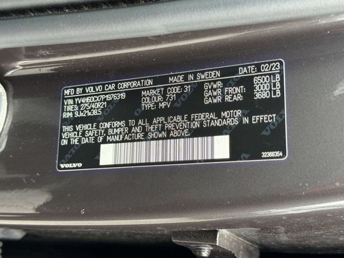 Certified 2023 Volvo XC90 T8 Ultimate AWD/4WD image 20