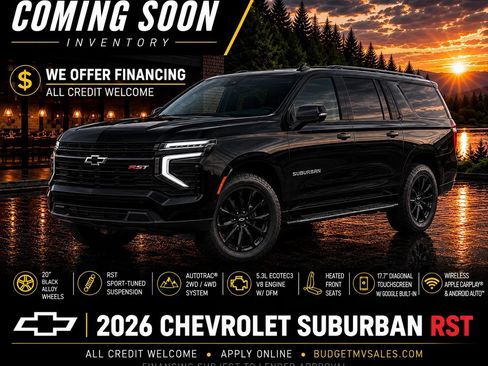 Used 2026 Chevrolet Suburban RST w/ Comfort Package AWD/4WD image 1