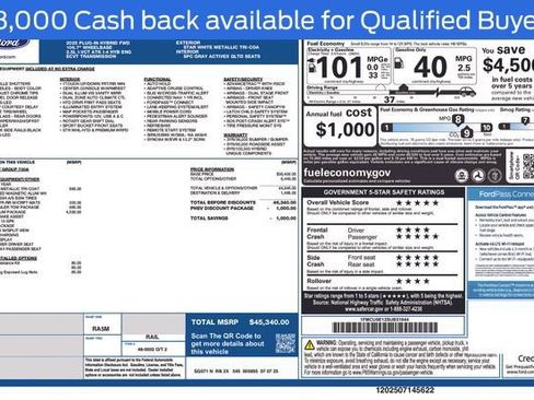 New 2025 Ford Escape SE w/ PHEV Premium Package image 5