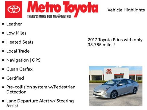 Certified 2017 Toyota Prius Four Touring image 8