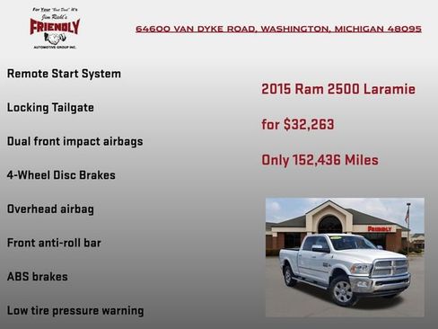 Used 2015 RAM 2500 Laramie AWD/4WD image 30