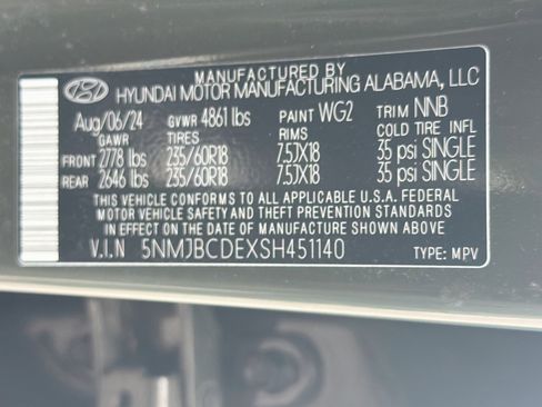 Used 2025 Hyundai Tucson SEL AWD/4WD image 12