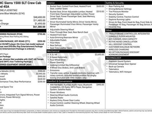 Used 2018 GMC Sierra 1500 SLT w/ SLT Preferred Package image 5