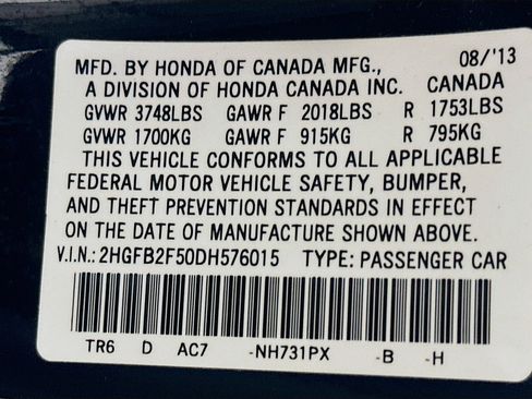 Used 2013 Honda Civic LX image 12