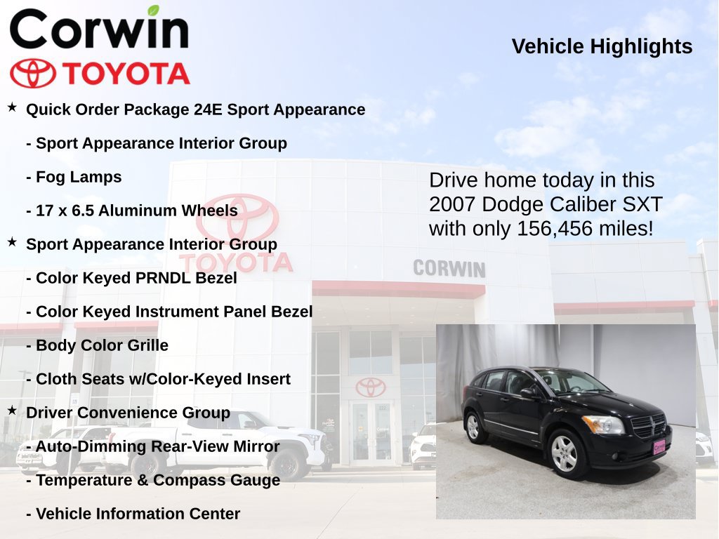 Used 2007 Dodge Caliber SXT FWD image 7