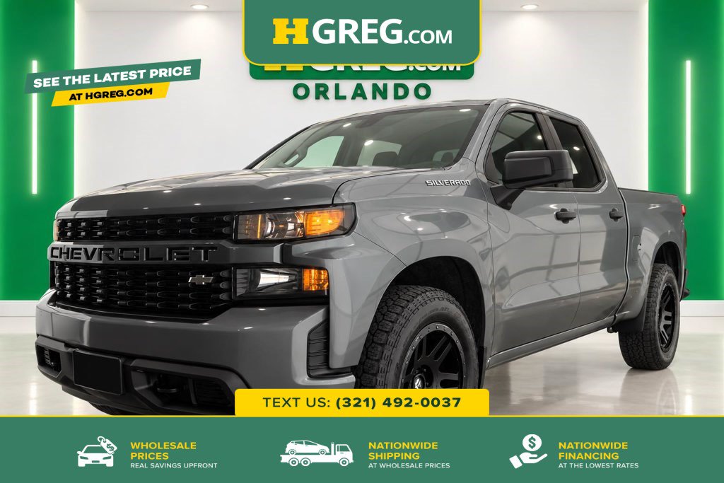 Used 2020 Chevrolet Silverado 1500 Custom w/ Custom Value Package AWD/4WD image 1