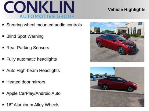 New 2025 Nissan Versa SV w/ Trunk Package image 2