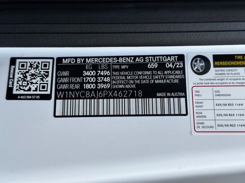 Used 2023 Mercedes-Benz G 63 AMG Squared w/ AMG Night Package Magno image 58