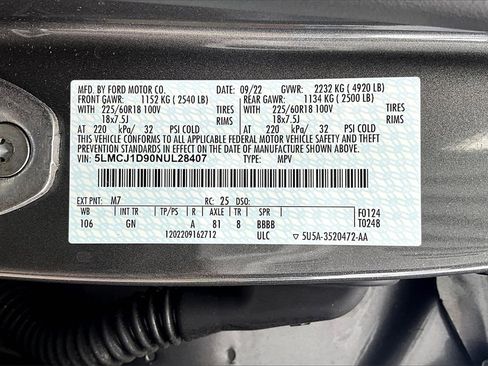 Used 2022 Lincoln Corsair AWD w/ Equipment Group 101A image 34