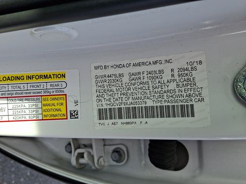 Certified 2018 Honda Accord Touring image 31