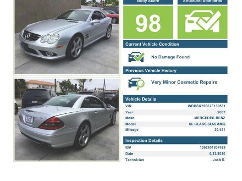 Used 2007 Mercedes-Benz SL 55 AMG image 2