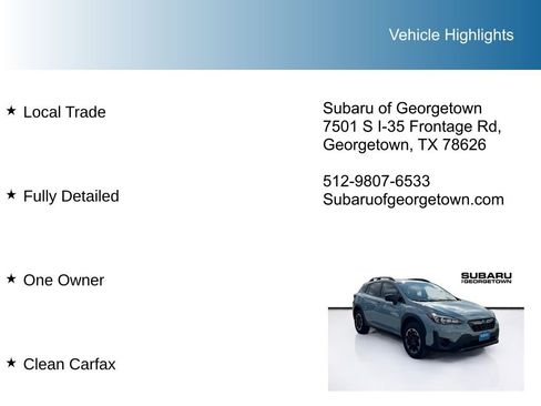 Certified 2023 Subaru Crosstrek 2.0i image 10