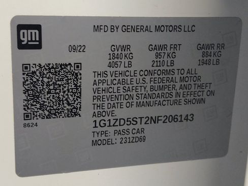 Used 2022 Chevrolet Malibu LT FWD image 33