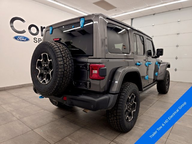 Used 2021 Jeep Wrangler Unlimited Rubicon 4xe w/ Steel Bumper Group AWD/4WD image 6