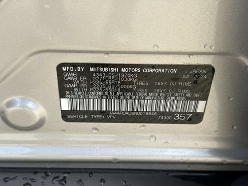 Used 2024 Mitsubishi Outlander Sport ES AWD/4WD image 34