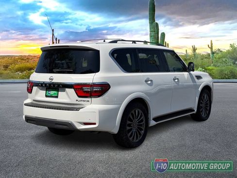 Used 2023 Nissan Armada Platinum w/ Captain's Chairs Package AWD/4WD image 5